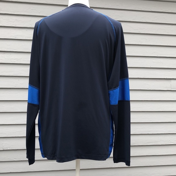 ASICS XL Blue Athletic Long-Sleeved Shirt - Picture 2 of 8